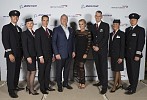 A-Listers Margot Robbie, Orlando Bloom and Jessie J celebrate British Airways’ new 787-9 Dreamliner route in Abu Dhabi