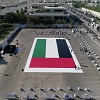 Guinness Book of Records adds the biggest mosaic Emirati Flag